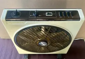 Bf-63ea Hitachi Rotating Grille 3 Speed 14 Inch Portable Fan W Timer #2