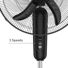 32510149 Holmes 18 Inch Stand Fan 75 Oscillation 3 Speeds 5 Blades Adjustable Heigh #3