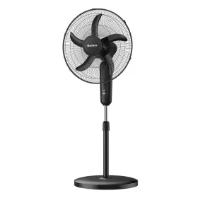32510149 Holmes 18 Inch Stand Fan 75 Oscillation 3 Speeds 5 Blades Adjustable Heigh