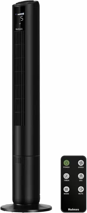 32510352 Holmes 42 Inch Digital Tower Fan - Matte Black Scratch And Dent