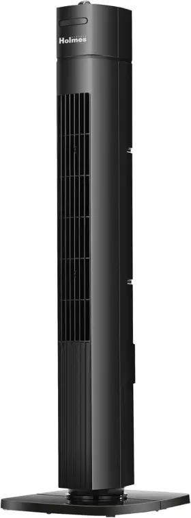 Holmes 445049889842 31 Inch Manual Tower Fan 3 Speeds 70 Oscillation Adjustable 2-hour Timer Com