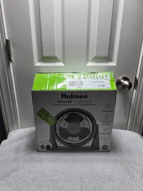 Holmes 694501133260 Blizzard 8 Inch Tabletop Air Circulator Fan With 3 Speeds And 90 Head Tilt