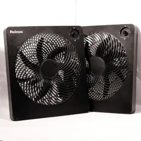 81298997 Holmes 10 Inch 3-speed Rechargeable Battery Portable Fan - Black