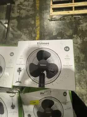 88223331 Holmes 16 Inch Oscillating 3 Speed Manual Stand Fan Black