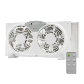 B0cqpmrhbn Holmes 9 Inch Twin Digital Window Fan Reversible Airflow Blades In/out Exchange 3