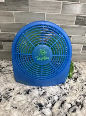 Hanf-87 Holmes Vintage Tropicool Fan 90s Model Hanf87 Blue And Green Tested Working Vgc