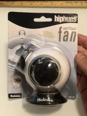 Hanf101 Holmes Breezeball Mini Suction-cup Fan Hiphues Breeze Ball Hip Hues