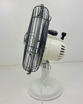 Haof12ew Holmes Desk Fan Oscillating 3-speed White Retro Vintage Style #3