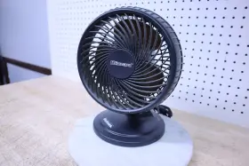 Haof87 Holmes Black 9-inch Fan Blizzard Oscillating Table Electric Usa #2