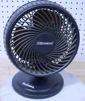 Haof87 Holmes Black 9-inch Fan Blizzard Oscillating Table Electric Usa