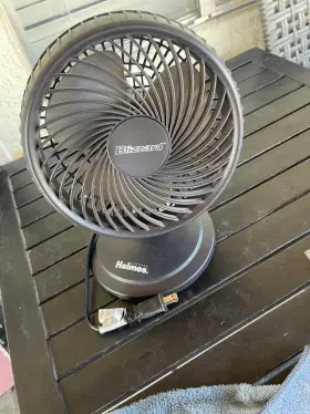 Haof90 Holmes Blizzard 8 Inch Oscillating Table Fan