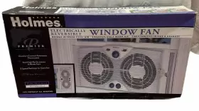 Hawf2043-n Holmes Dual 8 Inch Blade Twin Window Fan - White #3