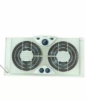Hawf2043-n Holmes Dual 8 Inch Blade Twin Window Fan - White