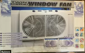 Hawf2072 Holmes 1996 Twin Oscillating 4-speed Window Fan Used Occasionally