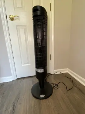 Htf3606arbwm Holmes 36 Inch Oscillating Tower Fan Black And Silver No Remote Control Works #2