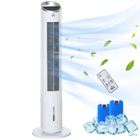 Us824-034v810131 Homcom 40 Inch Evaporative Air Cooler With Water Tank 3-in-1 Ice Cooling Fan Humid