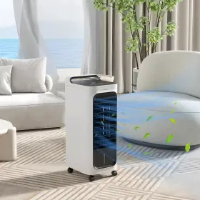 Us824-069v80wt0146 Homcom Room Air Cooler With Remote 7h Timer Oscillating Led Display