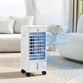 Us824-081v80wt0146 Homcom Room Air Cooler With Ice Packs Timer Oscillating Led Display