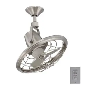 Al14-bn Home Decorators Collection Oscillating Ceiling Fan 18 Inch Steel With Wall Control Brushed Nickel