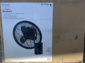 Am208w-ni Home Decorators Collection Am208wni Hdc Bentley Ii 18 Inch Indoor/outdoor Iron Oscillating Wall Fan