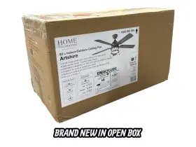 Am456-ni Home Decorators Collection Artshire 52 Inch Integrated Led Indoor/outdoor Natural Iron Ceiling Fan With Ligh