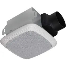 7130-04-bt Homewerks Worldwide 713004bt Bathroom Fan Bluetooth Speaker Ceiling Mount Exhaust Ventilation