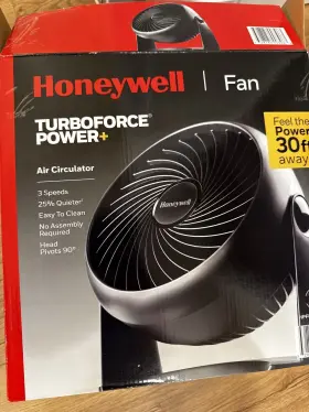 Hpf820bw Honeywell 328785003963 Turbo Force Power Air Circulator Fan Black Used Once In Box