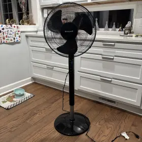 Hsf600b Honeywell Advanced Quietset Oscillating Stand Fan 5 Speed With Remote