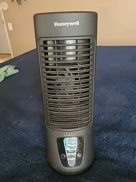 Htf210bv1 Honeywell Quiet Set Oscillating Mini Tower Table Fan Model #htf210bv1