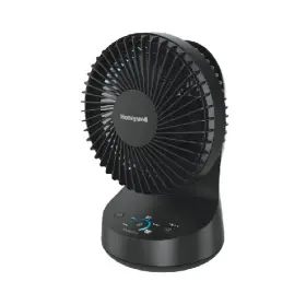 Htf337b Honeywell Quietset 9 Inch Oscillating Table Fan 5 Speeds Black Small Room Wit