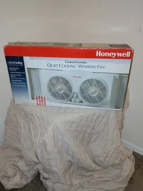 Hw-628-tgt Honeywell Comfort Quiet Cooling Window Fan - Fresh Air Or Exhaust-23 Inch To 37 Hw-628