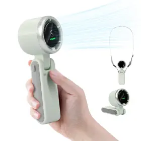Hy-grfan-607 Honeyyear Portable Handheld Turbo Fan 3600mah Battery Operated With Led Display M