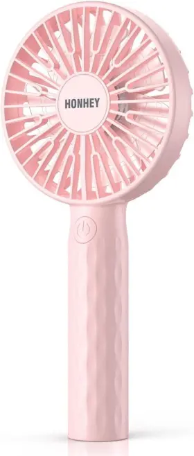 Honhey 792136223902 Handheld Fan Super Mini Portable Eyelash With One Size Pink