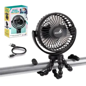 Hv-1010 Hoovy Portable Rechargeable Baby Stroller Fan