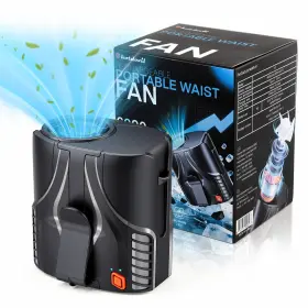 Hd-9100 Hotdevil Portable Personal Waist Fan 16000rpm Brushless Motor 40h Runtime Rechargeable