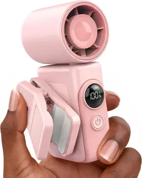 13500 Hotsales 445054755767 Clip-on Portable Fan Rpm Rechargeable Handheld Mini With Led
