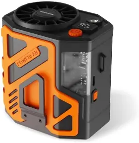 Waistfan01 Houscly 2024 Upgraded Portable Waist Fan 100 Speed 12000rpm Top-notch Wind 20h