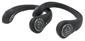 896156 Hunter Two-pack Wearable Rechargeable Neck Fans With Usb A To C Cord Graphite