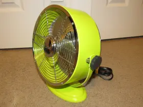 90411 Hunter Retro Desk/table Fan 9 Inch All Metal 2 Speed Model Excellent Condition #2