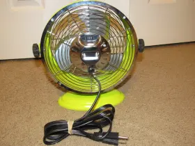 90411 Hunter Retro Desk/table Fan 9 Inch All Metal 2 Speed Model Excellent Condition #3