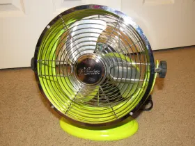 90411 Hunter Retro Desk/table Fan 9 Inch All Metal 2 Speed Model Excellent Condition