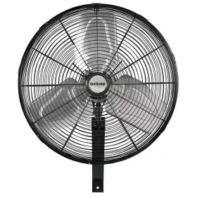 3-fan Hurricane 313112311330 20 Inch Speeds Commercial Grade Classic Oscillating In Black Wall Fan
