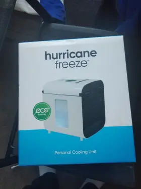 Hfhf79730101 Hurricane Freeze Personal Air Cooling Aromatherapy Mode Low Energy Portable