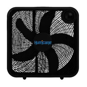 Hgc736502-01-u-b Hurricane 20 Inch Classic Series Floor Box Fan With 3 Speed Settings Blk Used
