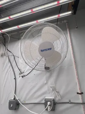 Hgc736505-01 Hurricane Supreme 16 Inch 90 Degree Oscillating 3 Speed Wall Mounted Fan White