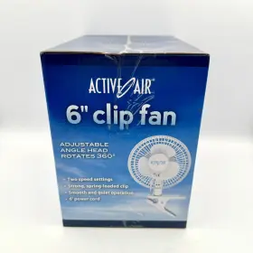 Acfc6 Hydrofarm Active Air 6 Inch Clip Fan 2 Speed Desk And Tent Hydroponics Grow Ventilation