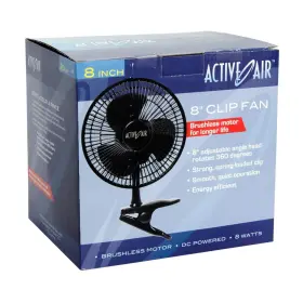 Horf8 Hydrofarm 7.5w Ultra Quiet Brushless Clip Fan 8 Inch #2