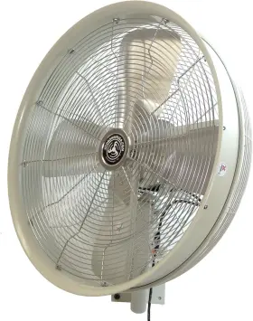 F10-14-007 Hydromist Oscillating Wall Mounted Outdoor-rated Fan 24 Inch White #3