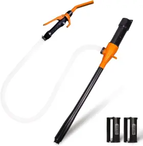 Cqj-001 Hyoiio Portable Battery Operated Electric Siphon Transfer Pump - Easy To Use Hand Fu