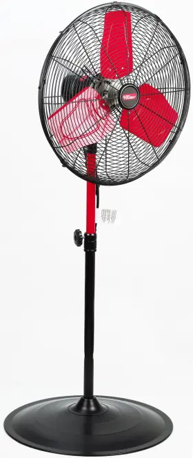 Sfsi-500sw Hyper Tough 20 Inch Commercial And Industrial High Velocity Stand Fan With Oscillation Black